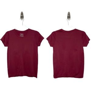 Organic Basics | Silvertech Active Tee in Burgundy XS/S